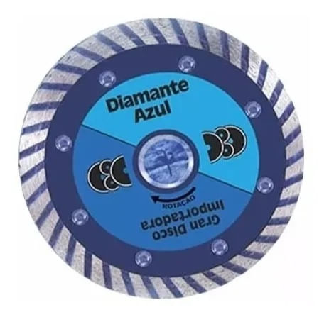12941 - Disco de Corte Diamantado Turbo Seco - DIAMANTE AZUL
