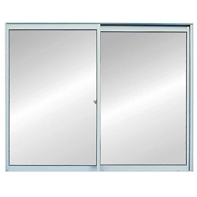 24647 - Janela de Correr Alumínio Vidro Liso 2 Folhas 100x120cm - ESQUADROMIL