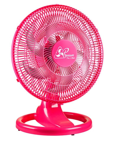 24942 - Ventilador Oscilante para Mesa e Parede 50cm Rosa Bivolt - VENTI-DELTA