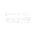 26735 - Chave de Fenda 1/8x3" - TRAMONTINA
