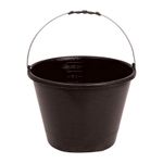00981 - Balde de Plástico para Concreto 12L Preto