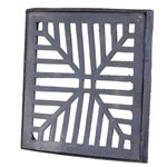 24321 - Ralo Côncavo Ferro Fundido 25x25cm - JODOAL