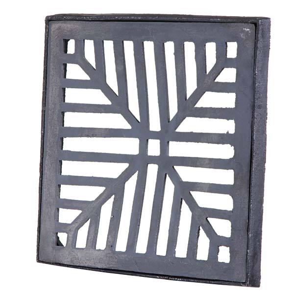 24321 - Ralo Côncavo Ferro Fundido 25x25cm - JODOAL