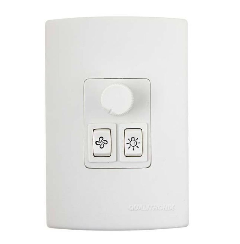 24489 - Controle de Ventilador/Lâmpada Rotativo Bivolt QV37 - QUALITRONIX