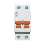 22957 - Disjuntor Branco Din Bipolar 50A - GE