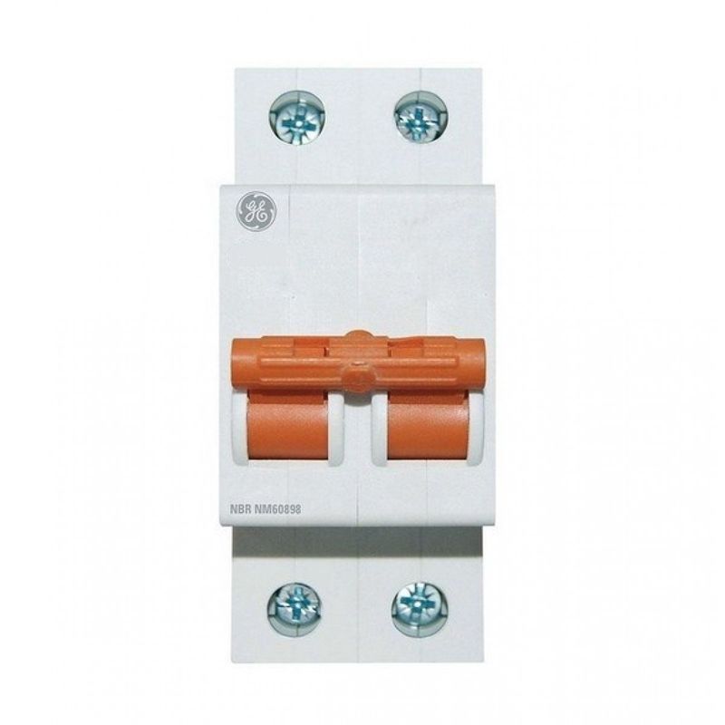 24658 - Disjuntor Branco Din Bipolar 16A - GE