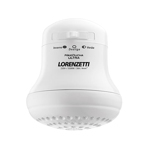 ChuveiroMultitemperaturaMaxiDuchaUltra127V5500WBrancoLORENZETTI