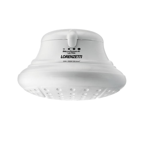 ChuveiroMultitemperaturaBellaDucha4T220V6800WBrancoLORENZETTI