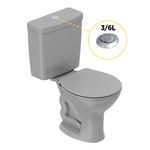 25883BaciacomCaixaAcopladaSaveiroCinzaPrata6LCELITE