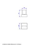 AcabamentoPoloparaRegistrodeGavetaePressaoCromadoC3312341DECA