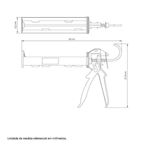 PistolaAplicaveldeSilicone43199002TRAMONTINA
