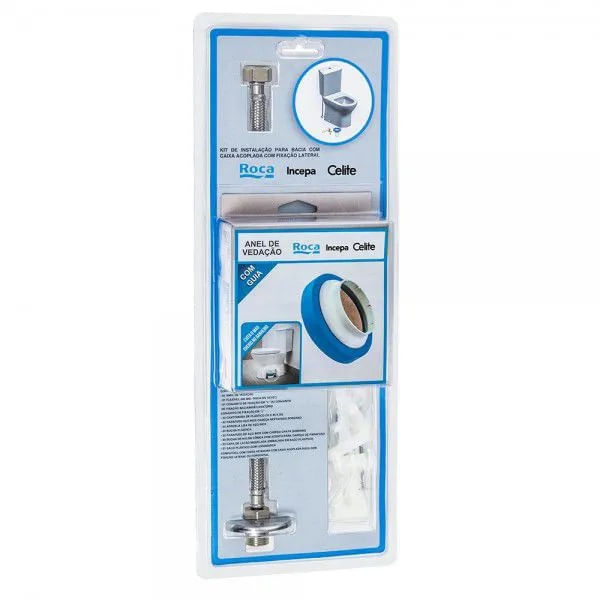 Encontraproduto.com.br - Kit de Instalação para Bacia com Caixa Fixa Horizontal  Incepa