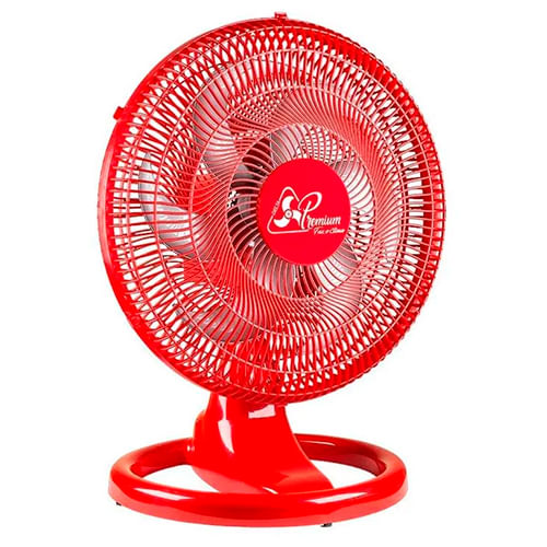 Ventilador Oscilante Colors para Mesa e Parede 50cm Vermelho Bivolt - VENTI-DELTA