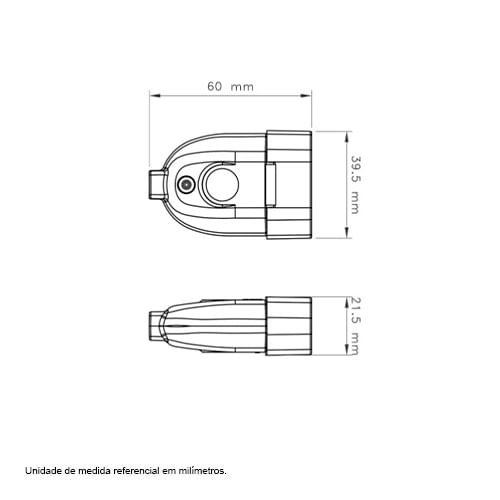 PlugueFemea2P10A250VTRAMONTINA