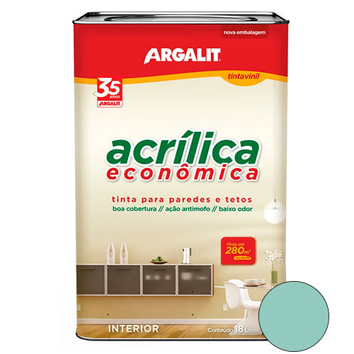 TintaAcrilicaEconomicaVerdePrimavera18LARGALIT