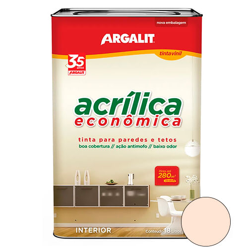 TintaAcrilicaEconomicaPalha18LARGALIT