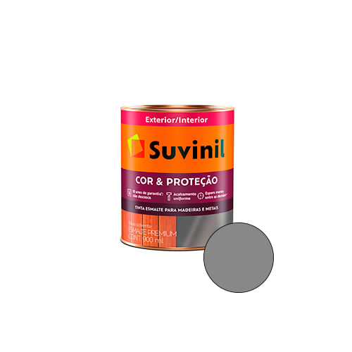 TintaEsmalteSinteticoCoreProtecaoGrafiteClaroFosco900mlSUVINIL