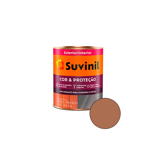 TintaEsmalteSinteticoCoreProtecaoMarromConhaqueBrilhante900mlSUVINIL