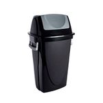 LixeiradePlastico58LcomTampaBasculanteEcoblackPLASUTIL