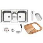 CubaemAcoInoxSobreporMareaKit100x50cmTRAMONTINA