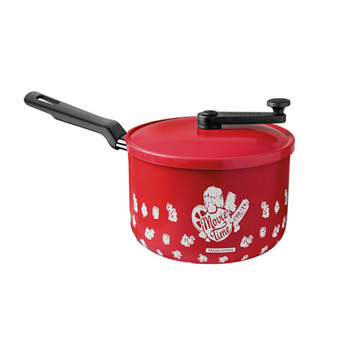 PipoqueiraLoretoRevestimentoAntiaderenteStarflonVermelha20cm35LTRAMONTINA