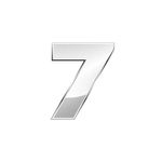 NumeroResidencial7emAcoInox15cmOINOX
