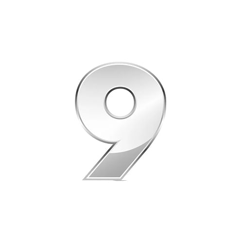 NumeroResidencial9emAcoInox20cmOINOX
