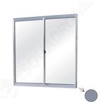 JaneladeCorrerAluminioVidroLiso2Folhas100x120cmESQUADROMIL