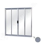 JaneladeCorrerAluminioVidroLiso4Folhas100x150cmESQUADROMIL