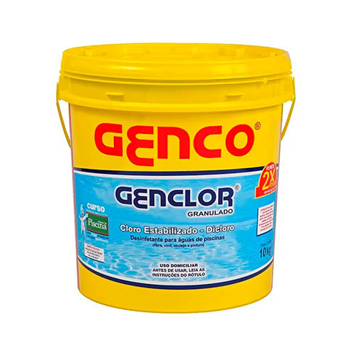 CloroGranuladoEstabilizadoGenclorBalde10kgGENCO
