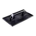 DesempenadeiradePlasticoEstriadacomBordaReforcadaPreta30x17ASTRA