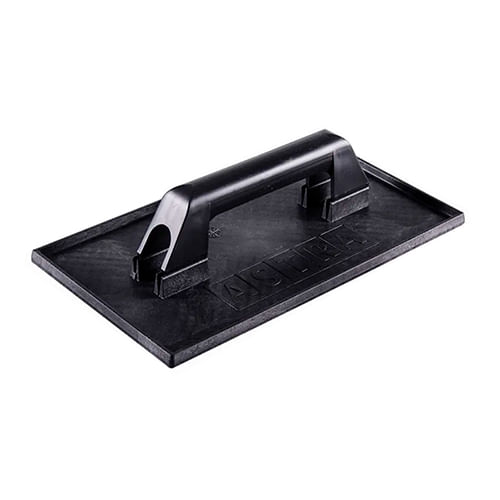 DesempenadeiradePlasticoEstriadacomBordaReforcadaPreta30x17ASTRA