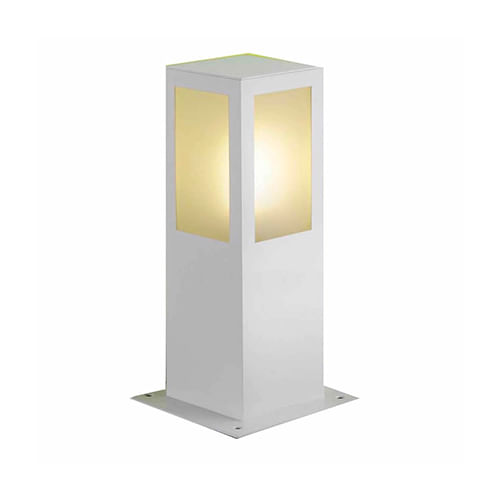 PosteBalizadorBoltQuadradoPA130Branco30cmIDEAL