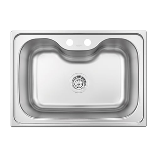 CubaMorgana60FXUndermountemAcoInox69x49cmcomValvulaTRAMONTINA