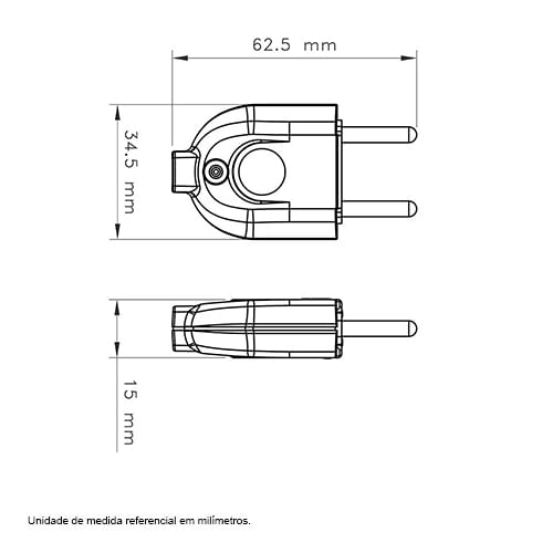 PlugueMacho2P10A250VTRAMONTINA