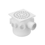 CaixaSifonadaQuadradaBrancacomSeteEntradas15x15x50mmKRONA