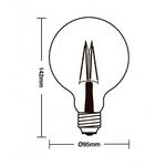 LampadaLEDFilamentoVintageG804WE27BivoltTASCHIBRA