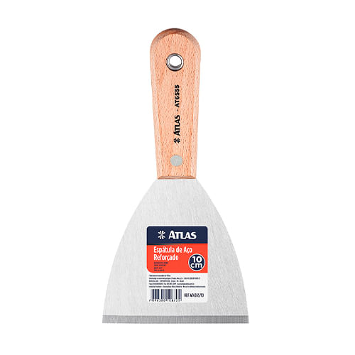EspatulaReforcada10cmemAcoCarbonocomCabodeMadeiraATLAS