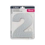 NumeroResidencial2emAluminio125mmFitaDuplaFacePRIMAFER