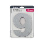 NumeroResidencial9emAluminio125mmFitaDuplaFacePRIMAFER