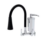TorneiradeParedecomFiltroparaCozinhaConica4174C77PretaMETALPLAS