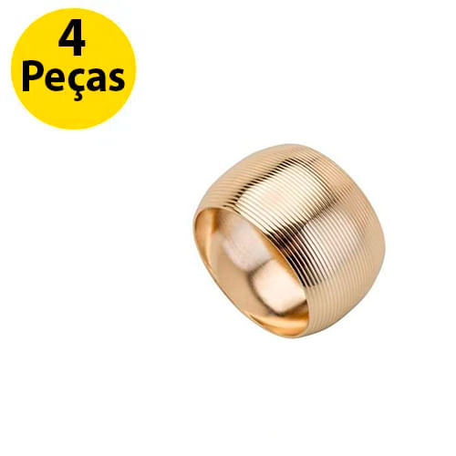 ConjuntodeAneisemAcoparaGuardanaposCircle4PecasDouradoLYOR