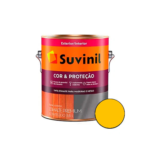 TintaEsmalteSinteticoCoreProtecaoAmareloOuroBrilhante36LSUVINIL