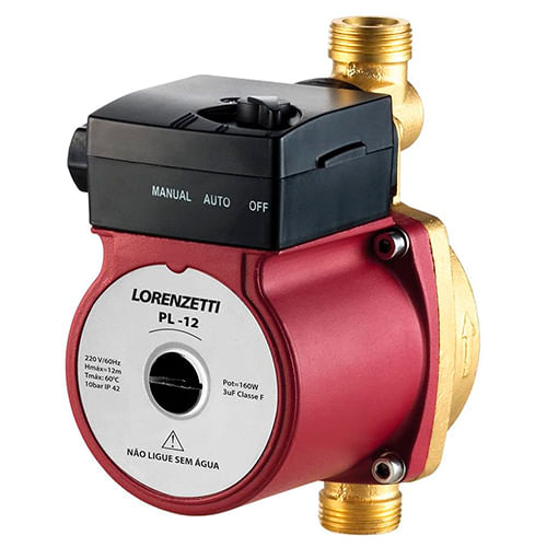 PressurizadordeAguaPL12160W12MCA127VLORENZETTI
