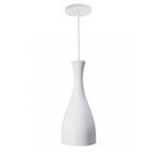 PendenteTD1003BrancoFosco1xE27TASCHIBRA