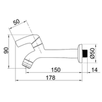 TorneiradeParedeparaCozinha1132F31FittLongaBrancaLORENZETTI