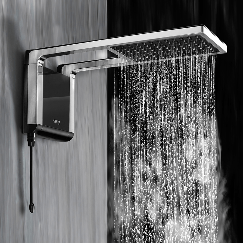 ChuveiroEletronicoAcquaStormUltra127V5500WPretoCromadoLORENZETTI