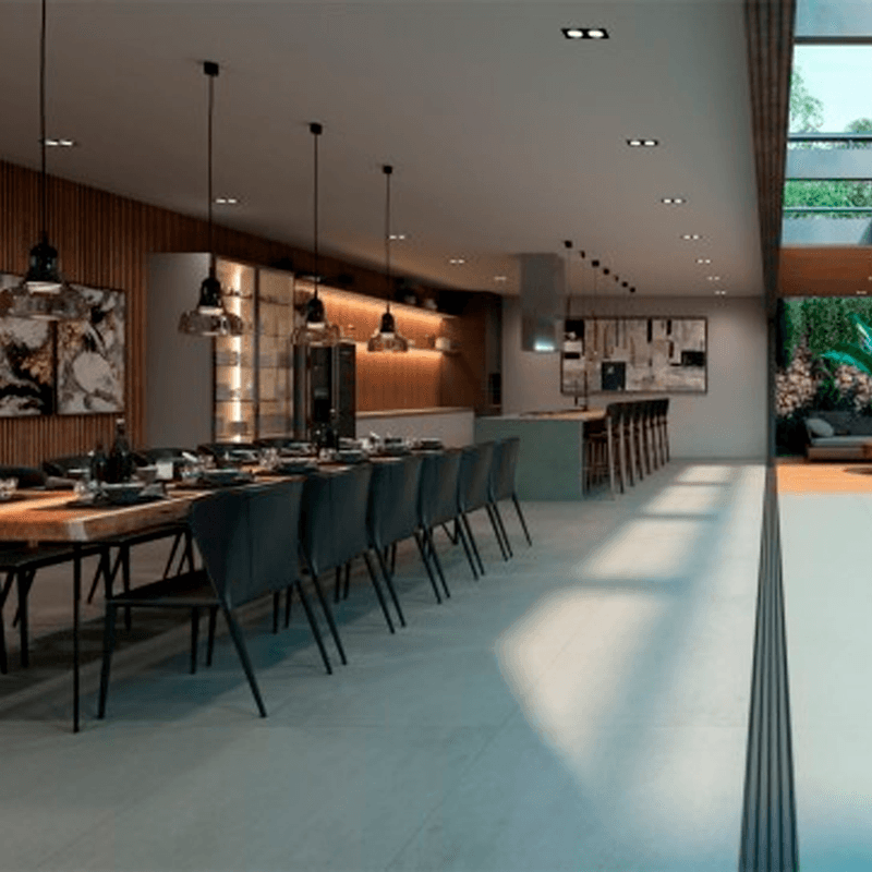 Porcelanato90X90CEMENTOGRIGIOAD2m2BIANCOGRES
