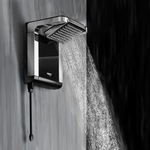 ChuveiroEletronicoAcquaStarUltra220V6800WPretoCromadoLORENZETTI