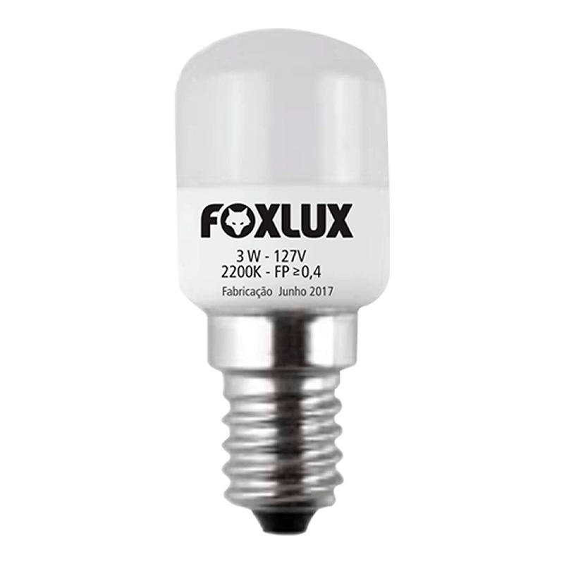 LampadaLEDparaGeladeiraeMicroondasE14de3W127V